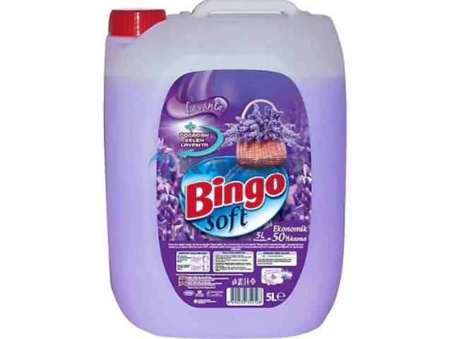 BİNGO SOFT ÇAMAŞIR YUMUŞATICI LAVANTA 5LT