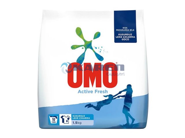 OMO MATİK ACTIVE FRESH TOZ DETERJAN 1,5KG