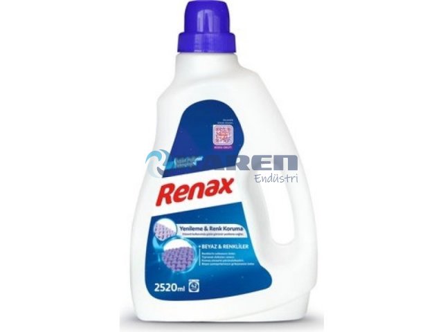 RENAX SIVI ÇAMAŞIR DETERJANI BEYAZ VE RENKLİLER 2520ML