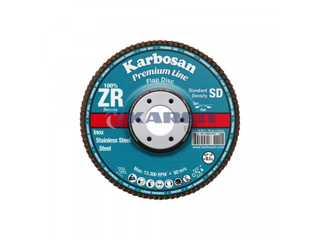 KARBOSAN ZİRKONYUM FLAP DİSK 115x22 80 KUM(983465)