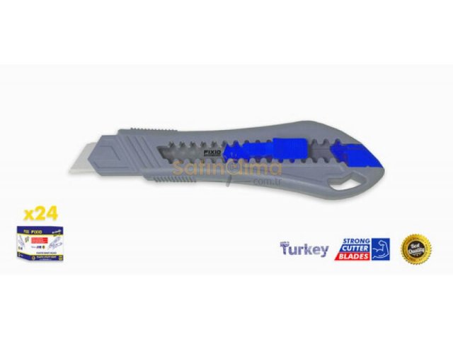 FIXIO PLASTİK MAKET BIÇAĞI GRİ
