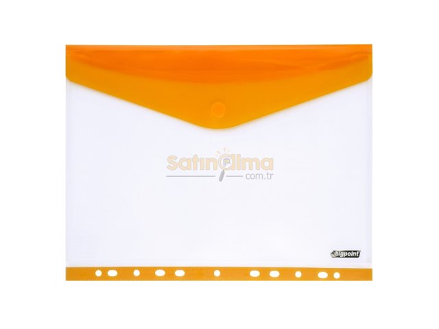 BİGPOİNT 11 DELİKLİ YAN CIRTLI DOSYA A4 TURUNCU X 12 ADET