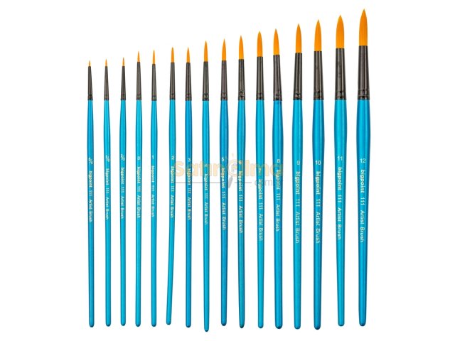 BİGPOİNT 111 SERİSİ GOLDEN SENTETİK KIL YUVARLAK FIRÇA NO: 7 X 12 ADET