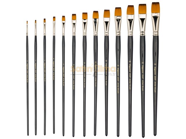 BİGPOİNT 200F SERİSİ SENTETİK KIL DÜZ KESİK FIRÇA NO: 24 X 12 ADET