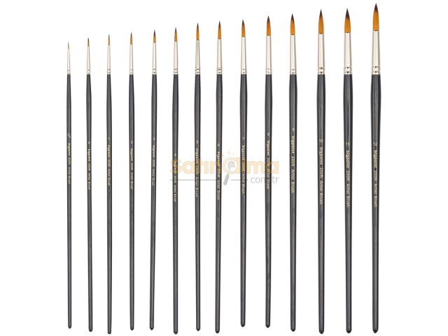 BİGPOİNT 200R SERİSİ SENTETİK KIL YUVARLAK FIRÇA NO: 8 X 12 ADET