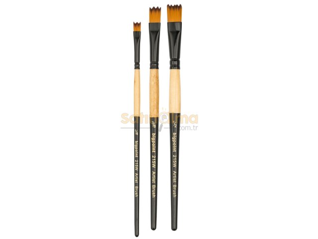 BİGPOİNT 215W SERİSİ SENTETİK KIL DALGA FIRÇA NO: 3/8 X 12 ADET