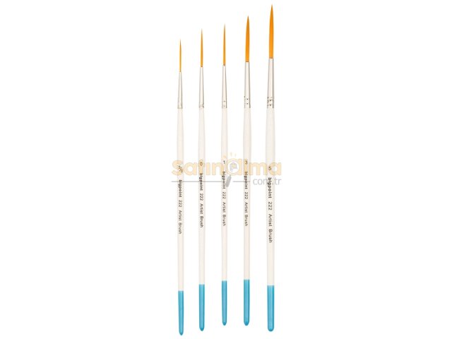 BİGPOİNT 222 SERİSİ SENTETİK KIL ÇİZGİ FIRÇASI NO: 5 X 12 ADET