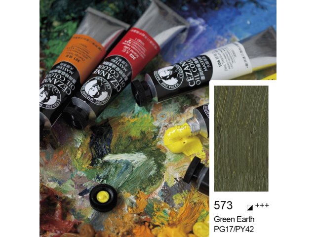 BİGPOİNT CEZANNE EXTRA FİNE YAĞLI BOYA 45 ML GREEN EARTH 573 X 6 ADET