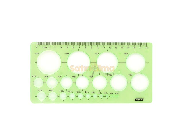 BİGPOİNT DAİRE ŞABLONU X 20 ADET