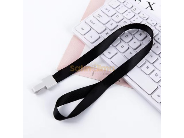 BİGPOİNT KLİPSLİ YAKA İPİ SİYAH X 50 ADET