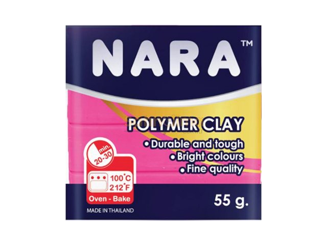 NARA POLİMER KİL 55 GRAM PM18 HOT PİNK X 6 ADET