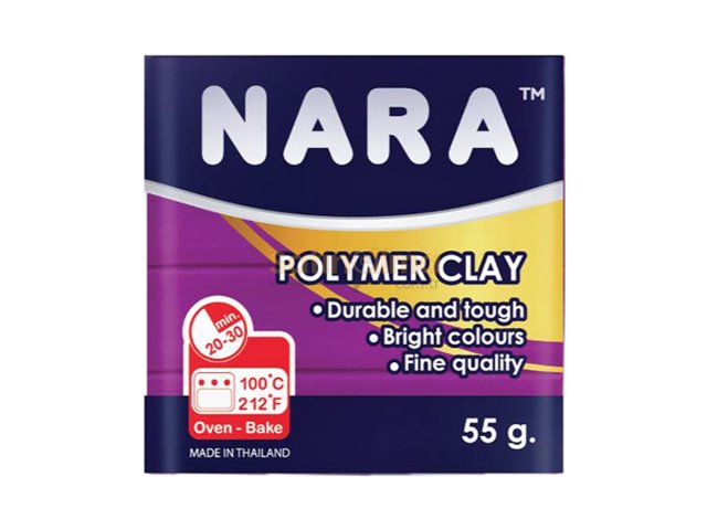 NARA POLİMER KİL 55 GRAM PM47 DARK PURPLE X 6 ADET