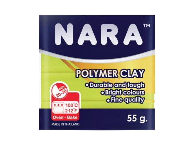 NARA POLİMER KİL 55 GRAM PM52 NEON YELLOW X 6 ADET