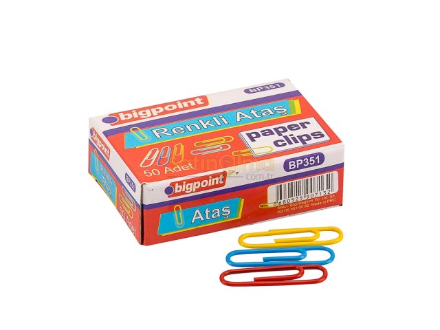 BİGPOİNT RENKLİ ATAŞ NO:3 (28MM) X 10 ADET