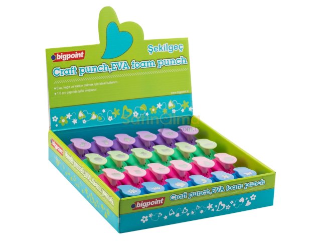 BİGPOİNT ŞEKİLGEÇ 1.6 CM X 24 ADET