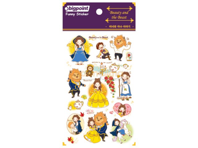 BİGPOİNT STİCKER GÜZEL VE ÇİRKİN X 15 ADET