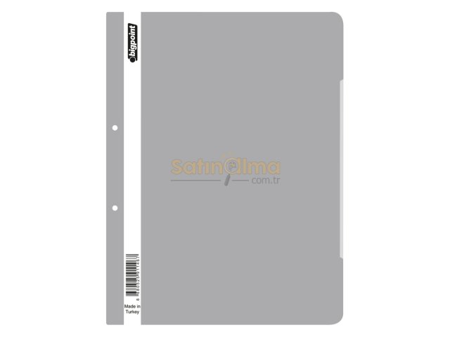 BİGPOİNT TELLİ DOSYA GRİ X 50 ADET