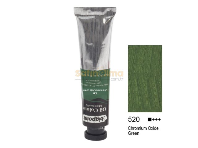 BİGPOİNT YAĞLI BOYA 45 ML CHROMİUM OXİDE GREEN 520 X 6 ADET