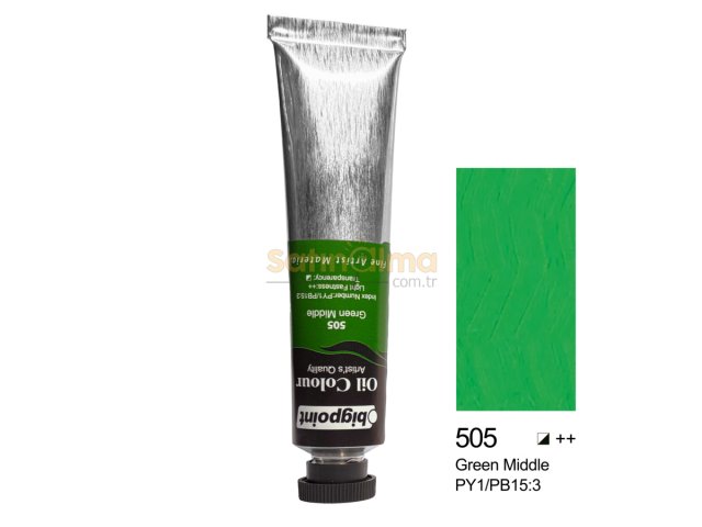 BİGPOİNT YAĞLI BOYA 45 ML GREEN MİDDLE 505 X 6 ADET