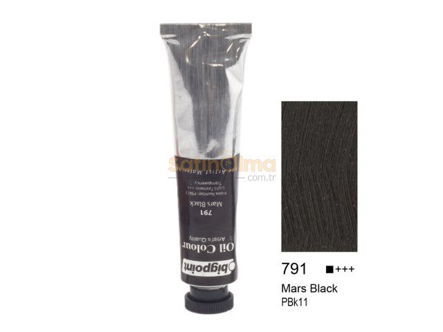 BİGPOİNT YAĞLI BOYA 45 ML MARS BLACK 791 X 6 ADET