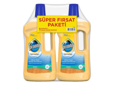 PRONTO AHŞAP TEMİZLEYİCİ 750ML+750ML 2Lİ PAKET