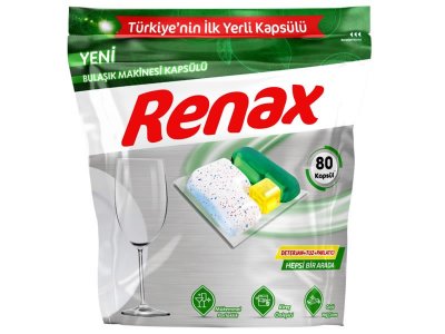 RENAX BULAŞIK MAKİNESI KAPSÜLÜ 80Lİ