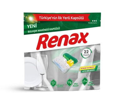 RENAX BULAŞIK MAKİNESİ KAPSÜLÜ 22Lİ