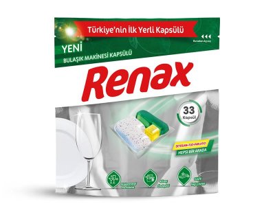 RENAX BULAŞIK MAKİNESİ KAPSÜLÜ 33LÜ
