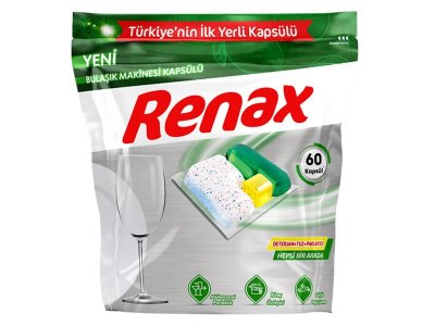 RENAX BULAŞIK MAKİNESİ KAPSÜLÜ 60LI