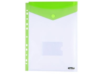 BİGPOİNT 11 DELİKLİ DİK CIRTLI DOSYA A4 YEŞİL X 12 ADET