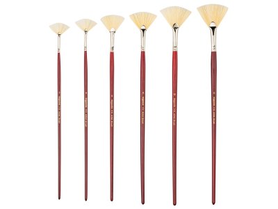 BİGPOİNT 113 SERİSİ DOĞAL KIL YELPAZE FIRÇA NO: 2 X 12 ADET