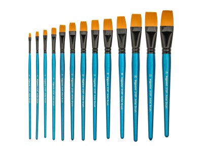 BİGPOİNT 210F SERİSİ SENTETİK KIL DÜZ KESİK FIRÇA NO: 20 X 12 ADET