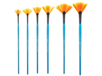 BİGPOİNT 213 SERİSİ SENTETİK KIL YELPAZE FIRÇA NO: 10 X 12 ADET