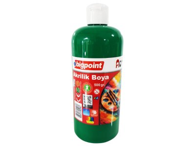 BİGPOİNT AKRİLİK BOYA 500 GRAM YEŞİL