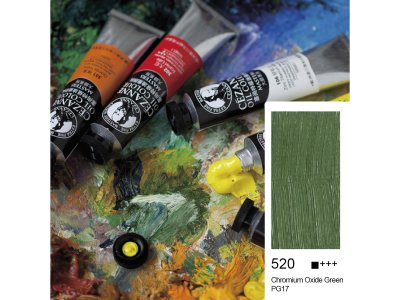 BİGPOİNT CEZANNE EXTRA FİNE YAĞLI BOYA 45 ML CHROMİUM OXİDE GREEN 520 X 6 ADET