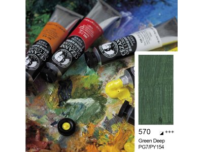 BİGPOİNT CEZANNE EXTRA FİNE YAĞLI BOYA 45 ML GREEN DEEP 570 X 6 ADET