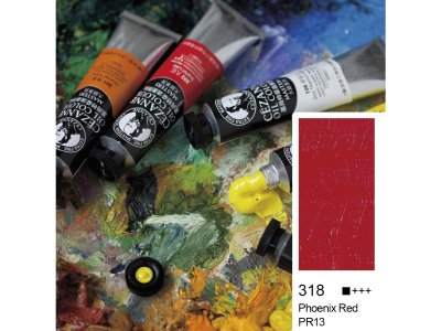 BİGPOİNT CEZANNE EXTRA FİNE YAĞLI BOYA 45 ML PHOENİX RED 318 X 6 ADET