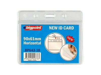 BİGPOİNT KART POŞETİ YATAY 90X61MM X 10 ADET