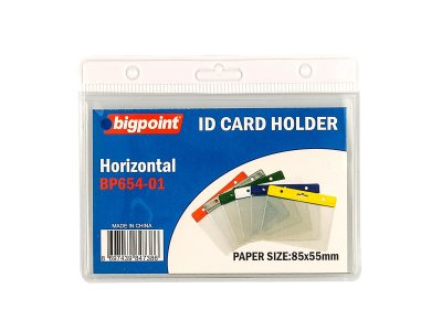 BİGPOİNT KART POŞETİ YATAY BEYAZ 85X55MM X 10 ADET