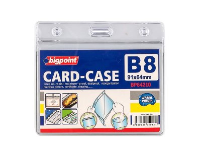 BİGPOİNT KİLİTLİ KART POŞETİ YATAY B8 (91X64MM) X 10 ADET