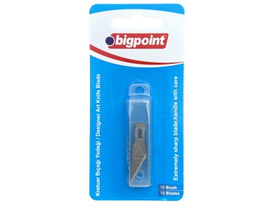 BİGPOİNT KRETUAR BIÇAĞI YEDEĞİ 10LU X 4 ADET