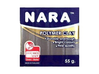NARA POLİMER KİL 55 GRAM PM12 DARK GREY X 6 ADET