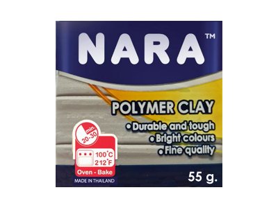 NARA POLİMER KİL 55 GRAM PM56 SİLVER X 6 ADET