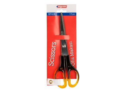 BİGPOİNT OFİS MAKASI AKRİLİK SAPLI 17CM X 12 ADET