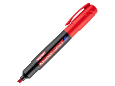 BİGPOİNT PERMANENT MARKÖR JUMBO KESİK UÇ KIRMIZI X 12 ADET