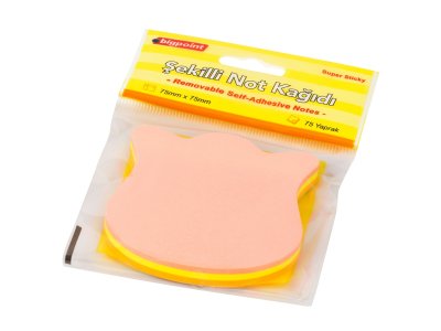 BİGPOİNT ŞEKİLLİ NOT KAĞIDI LALE 75 YAPRAK X 12 ADET