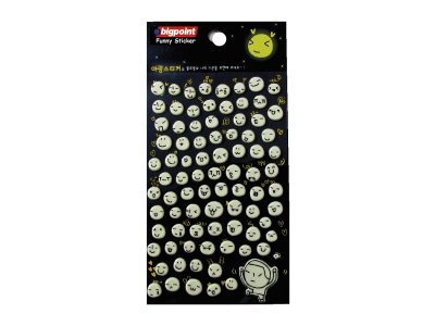 BİGPOİNT STİCKER AĞLAYAN VE GÜLEN YÜZLER X 15 ADET