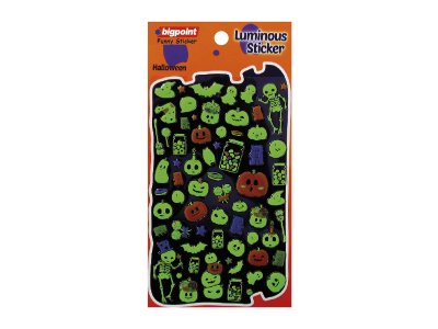 BİGPOİNT STİCKER FOSFORLU İSKELETLER VE HAYALETLER X 15 ADET