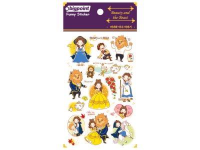 BİGPOİNT STİCKER GÜZEL VE ÇİRKİN X 15 ADET