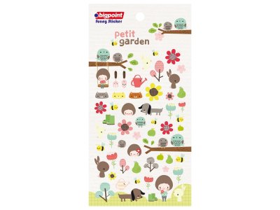 BİGPOİNT STİCKER KÜÇÜK BAHÇE X 15 ADET